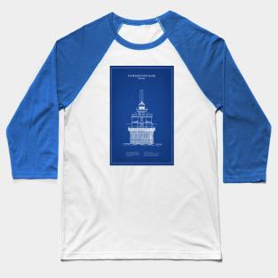 Fourteen Foot Bank Lighthouse - Delaware - AD Baseball T-Shirt